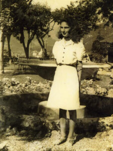 Liliana Segre a 13 anni, nel 1943